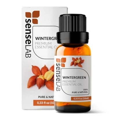 Abbildung von Ätherisches Wintergrünöl 100% reines, natürliches, therapeutisches für Diffusor und Luftbefeuchter Haut Nagelpflegeöl entspannendes beruhigendes Öl (10 ml)