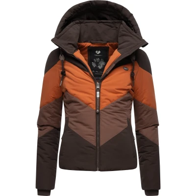 Abbildung von Ragwear Novva Block Winterjacke, Damen, Größe: XL, Dark choco