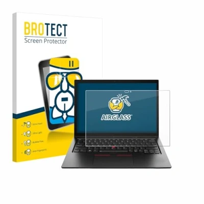 Abbildung von BROTECT Schutzglas für Lenovo ThinkPad L13 Yoga Gen 4 Schutzfolie Panzer Folie Glas [Extrem Kratzfest 9H, Anti Fingerprint, Ultra Transparent]