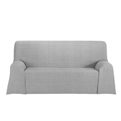 Abbildung von Cardenal Textil Mehrzweckdecke Saona, Bettdecke, Sofaüberwurf, Grau, 130 x 180 cm
