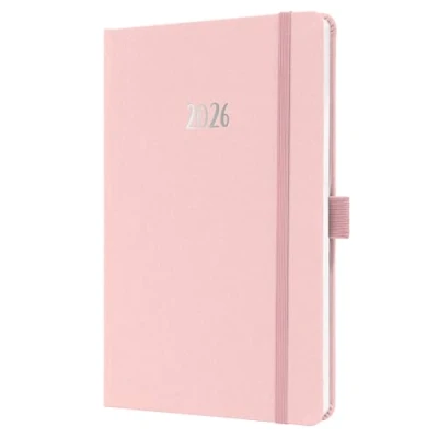 Abbildung von Sigel Wochenkalender Jolie ca. A5 Hardcover soft pink 2026
