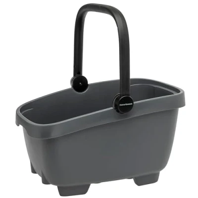Abbildung von Recycelte (Hunde)fahrradkorb New Looxs Clipper Racktime 28 Liter 49 X 37 29 Cm Anthrazit