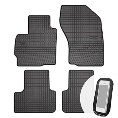 Abbildung von Gummimatten Auto Fußmatten Gummi Automatten Passgenau 4 teilig Set passend für Peugeot 4008, Citroen C4 Aircross, Mitsubishi ASX 2012 2018