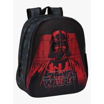 Abbildung von Star Wars Kinderrucksack, Kinderrucksack 3D Schwarz 27 x 33 10 cm