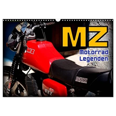 Abbildung von Motorrad Legenden MZ (Wandkalender 2025 DIN A3 quer), CALVENDO Monatskalender