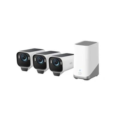 Abbildung von eufyCam S3 Pro 3 Kamera Set white