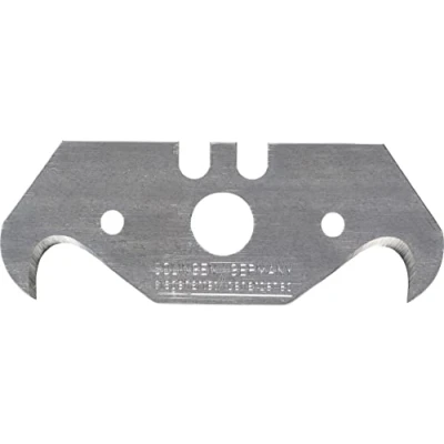 Abbildung von kwb Hakenklingen für Teppichmesser 24306 (6 Stück, Extrem Scharf, 49 x 19 0 5mm, in praktischer Spenderbox)