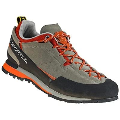 Abbildung von La Sportiva Boulder X Kletterschuh, Herren, Größe: 42.5, Clay/saffron Schuhe