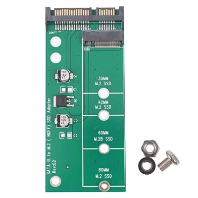Abbildung von Oikabio Ngff (M2) Ssd zu 2,5 Sata Adapter M.2 Sata3 Convert Karte für 30/42/60 / 80Mm Festplatte