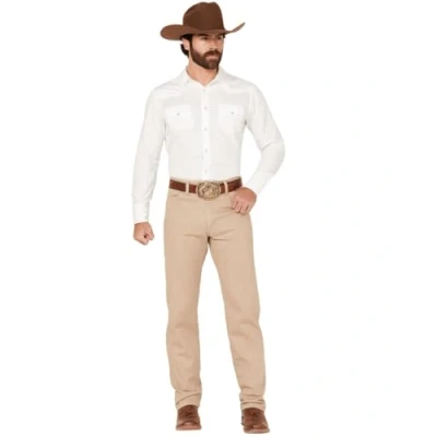 Abbildung von Wrangler Men’s 13MWZ Cowboy Cut Original Fit Jean, Tan, 35W x 34L