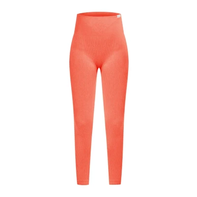 Abbildung von Smilodox Kompression Amaze Tights, Damen, Größe: XS, Orange melange