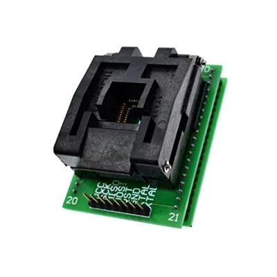 Abbildung von Monaghan TQFP44 zu Dip40 Burning Socket Chip Programmer Adaptersockel Qfp44 ATMEGA16