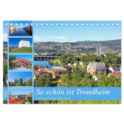 Abbildung von So schön ist Trondheim (Tischkalender 2025 DIN A5 quer), CALVENDO Monatskalender