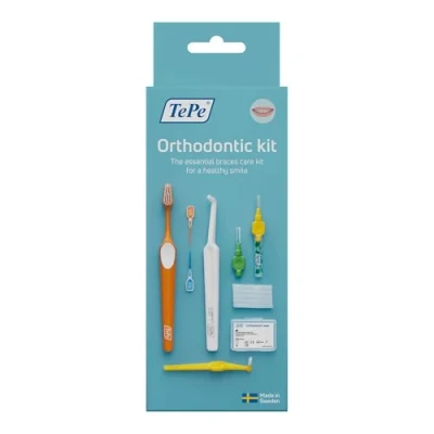 Abbildung von TePe Interdentalbürsten Orthodontic Kit Zahnspangen Set