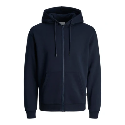 Abbildung von JACK &amp; JONES Male Kapuzenpullover mit Reißverschluss Einfarbig