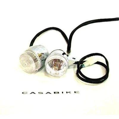 Abbildung von Casabike 2 x Blinker vorne recht &amp; links inkl Glühlampe ZNEN Roller Motorroller Retro
