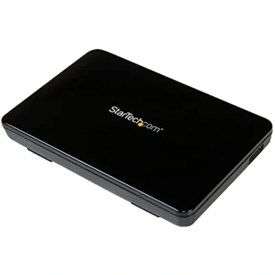 Abbildung von StarTech.com 2,5&quot; USB 3.0 Externes SATA III SSD Festplattengehäuse mit UASP Unterstützung Tragbare/Mobile HDD Gehäuse Werkzeuglose Installation Schwarz (S2510BPU33)