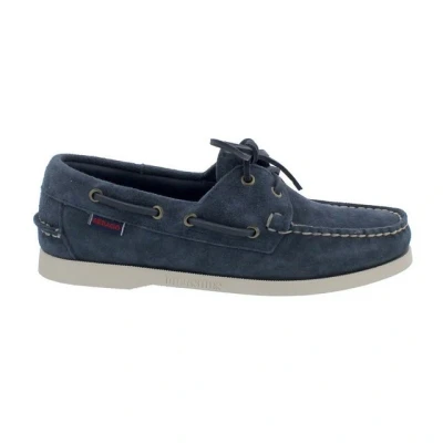 Abbildung von Sebago Portland Flesh OUT Bootsschuh, Damen, Größe: 39, Blue navy Leder