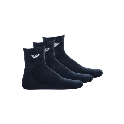 Abbildung von Emporio Armani Short Socks 3PACK Socken, Herren, Größe: One Size, Marine