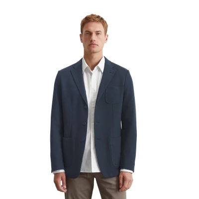 Abbildung von Marc O&#039;Polo Sakko, Herren, Größe: 48, Dark navy