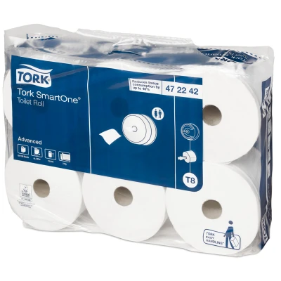 Abbildung von Papier toilette Tork SmartOne 2 couches blanc Advanced T8 472242