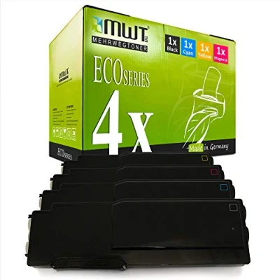 Abbildung von 4X MWT XXL Toner kompatibel für Xerox WC 6605 DNM DN n ersetzt 106R02229 106R02232