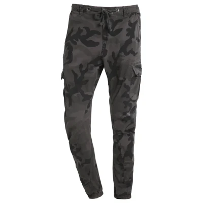 Abbildung von Urban Classics camo Jogging Cargohose, Herren, Größe: 32, Grey