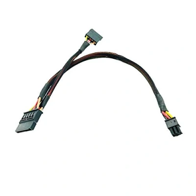 Abbildung von iHaospace 6Pin to Splitter 15Pin SATA Power Cable for Dell Vostro 3650 3653 3655 Desktop Computer HDD SSD Supply Expansion