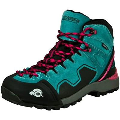 Abbildung von GUGGEN Mountain Damen Wanderstiefel Wanderschuh PM021 Damenwanderschuh Wasserabweisend Verstärkte Schuhspitze Bergschuhe Leder