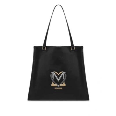 Abbildung von Love Moschino Colorful Heart Shopping Bag, Damen, Größe: One Size, Nero