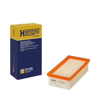 Abbildung von HENGST FILTER E1142L Luftfilter 63 121 239 Filtereinsatz PEUGEOT: 208 I Schrägheck, 2008 Kombi, 308 II CITROËN: C3 II, C4 Cactus