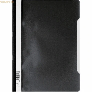 Abbildung von 25 x Durable Schnellhefter A4 PP schwarz