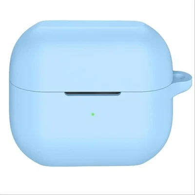 Abbildung von GIOPUEY Hülle Kompatibel mit Samsung Galaxy Buds 3/3 Pro, Silikon Stoßfeste Schutzhülle, Ultradünn Case Cover, Kein Geruch, Blue