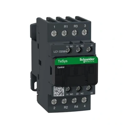 Abbildung von Schneider Electric LC1D258P7 Leistungsschütz LC1D 4p, +1S+1Ö, Spule 230 V AC