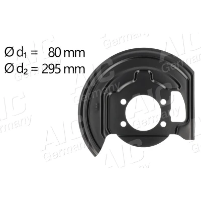 Abbildung von AIC 58192 Ankerblech Vorderachse rechts NISSAN: Qashqai / Qashqai+2 I, X Trail, Juke