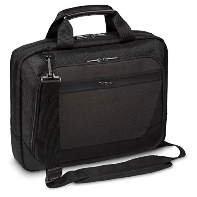 Abbildung von Targus TBT913EU CitySmart 12, 12.5, 13, 13.3, 14&quot; Slimline Topload Notebooktasche Schwarz/Grau