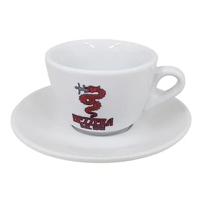 Abbildung von Bezzera Cappuccinotasse mit Unterteller