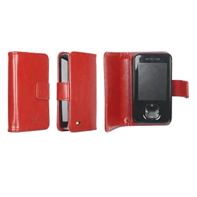 Abbildung von caseroxx Handy Hülle Tasche kompatibel mit Dexcom G7 / ONE+ Bookstyle Case Wallet in rot