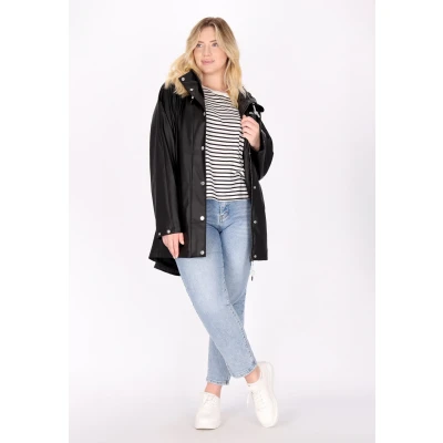 Abbildung von SCHMUDDELWEDDA Damen Regenmantel 50/52 / Schwarz 100% Polyester