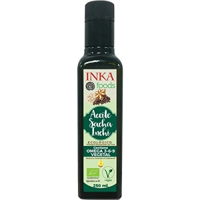 Abbildung von Sacha Inchi Öl, Bio 93% omega 3 6 9: 250 mL