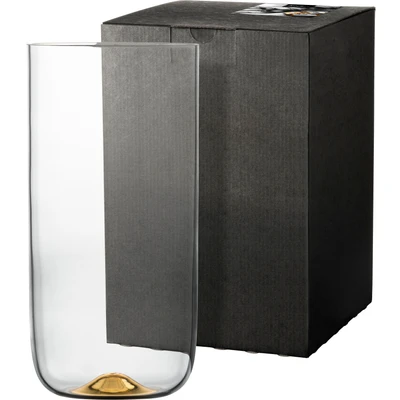 Abbildung von Eisch Tischvase &quot;DOT&quot;, (1 St.), mundgeblasen, Kristallglas, mit 24karätigem Gold veredelt, 25 cm