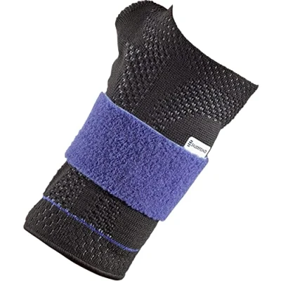 Abbildung von BAUERFEIND ManuTrain, Handgelenkbandage, individuell einstellbar, links, schwarz, Größe 5