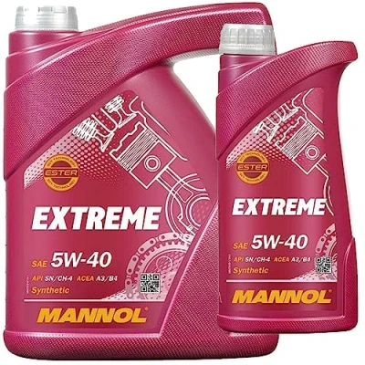 Abbildung von 5 +1 (6l), MANNOL EXTREME 5W 40 MOTORÖL 229.5 + Ausgießer