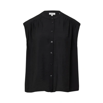 Abbildung von s.Oliver Oversized Bluse aus Viskosemix schwarz 44