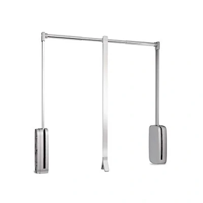 Abbildung von EMUCA Kleiderlift für Schrankbreite, kleiderschranklift, 600 830mm breite regulierbar, Verchromt, Metall