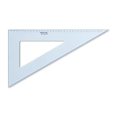 Abbildung von STAEDTLER 567 36 Mars Plexiglas Zeichendreieck cm, blau transparent, 60/30