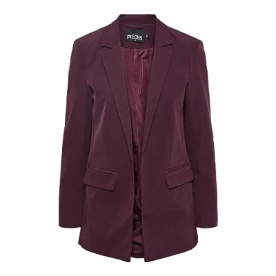 Abbildung von Pieces Pcbossy LS NOOS Kurzmantel, Damen, Größe: XS, Grape wine