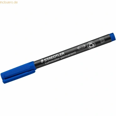 Abbildung von Staedtler Folienstift Lumocolor B permanent blau