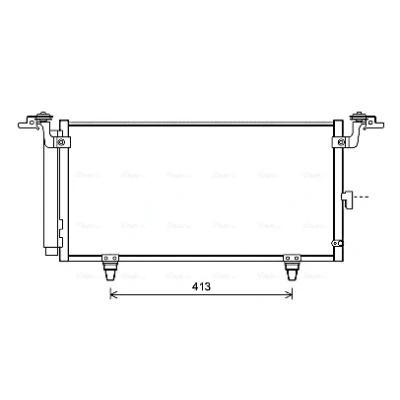 Abbildung von Kondensator, Klimaanlage AVA QUALITY COOLING SU5084D