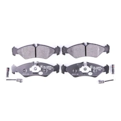 Abbildung von HELLA 8DB 355 014 421 Bremsbelagsatz inkl. Verschleißwarnkontakt MERCEDES BENZ: Sprinter 2 T Kastenwagen, Bus